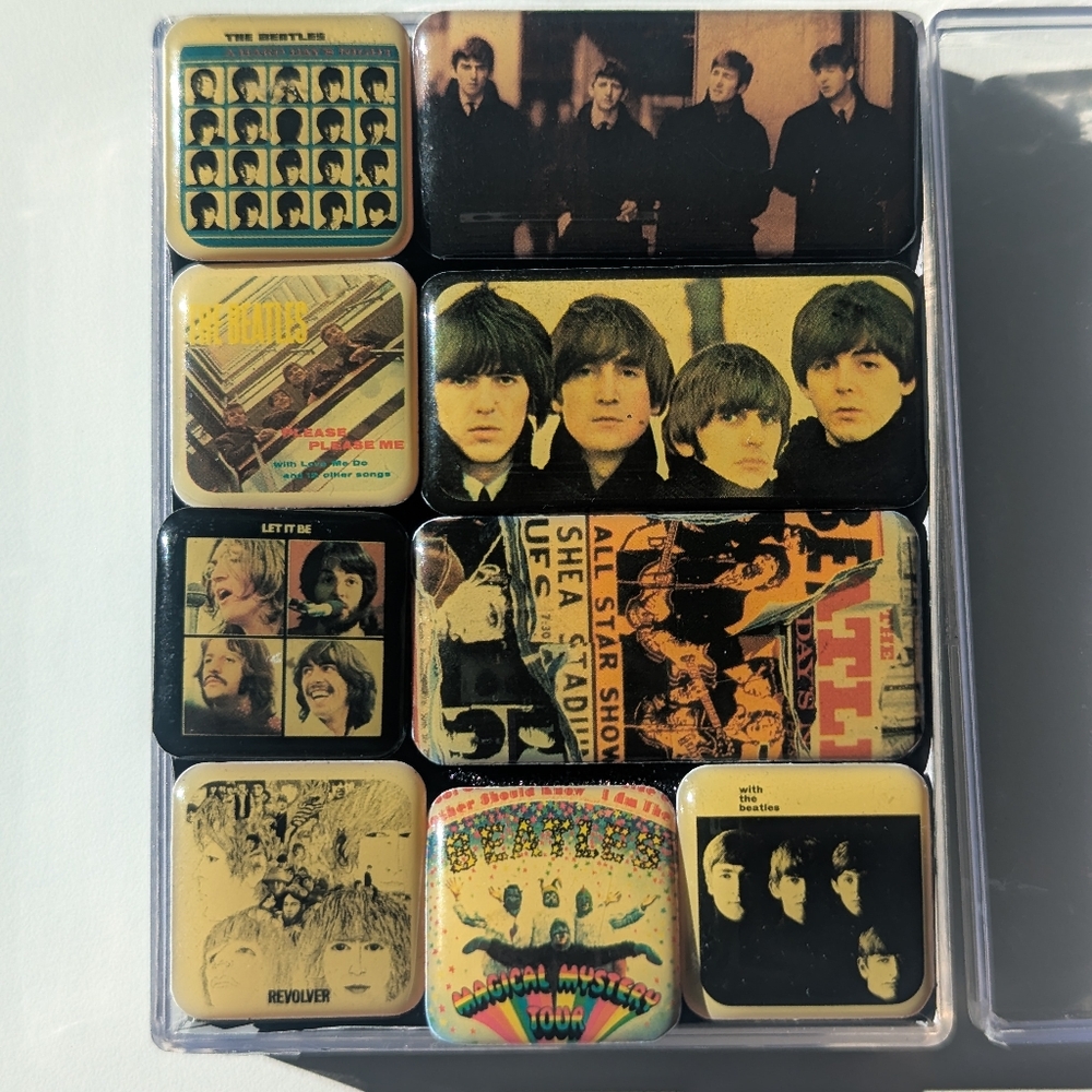 Vintage The Beatles Album Cover Mini Magnets